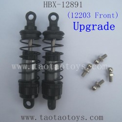 HBX 12891Upgrade Parts-Metal Front Shock Absorbers 12203
