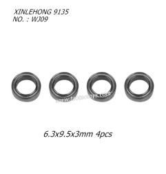 XINLEHONG 9135 Parts Bearing 6.3x9.5x3mm 4pcs WJ09