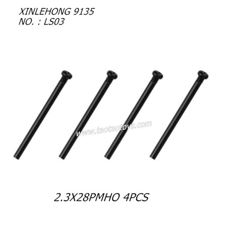 XINLEHONG 9135 Original Parts Round Headed Screw 2.3X28PMHO 10PCS LS03