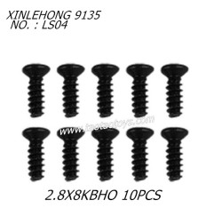XINLEHONG 9135 Original Parts Countersunk Head Screw 2.8X8KBHO 10PCS LS04