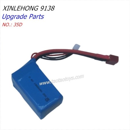 XINLEHONG 9138 Upgrade Parts Battery 1800mAh 35D