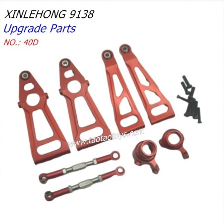XINLEHONG TOYS 9138 Upgrade Parts Front Swing Arm kit 40D red-1