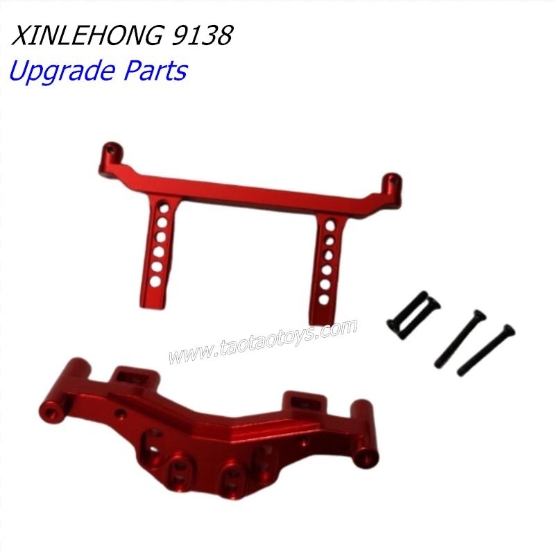 XINLEHONG TOYS 9138 Upgrade Parts Metal Rear Car Shell Bracket red