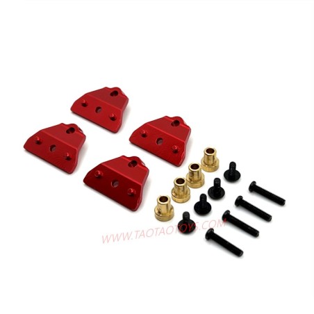 9B-MN-Model-MN168-Upgrade-Parts-Metal-Shock-Absorber-Bracket-Red-4pcs