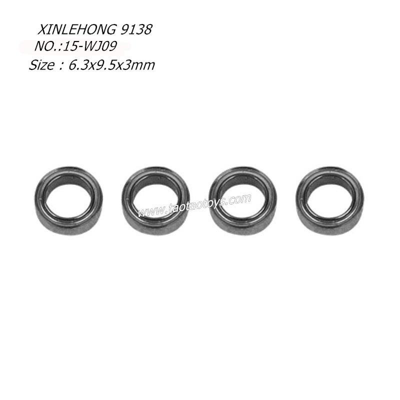 XINLEHONG 9138 Original Parts Bearing 6.3x9.5x3mm 4pcs 15-WJ09