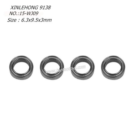 XINLEHONG 9138 Original Parts Bearing 6.3x9.5x3mm 4pcs 15-WJ09