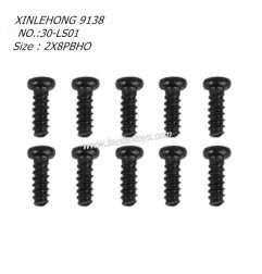 XINLEHONG 9138 Original Parts Round Headed Screw 2X8PBHO 10PCS 30-LS01