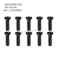 XINLEHONG 9138 Original Parts Round Headed Screw 2.3X12PBHO 10PCS 30-LS02