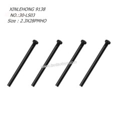 XINLEHONG 9138 Original Parts Round Headed Screw 2.3X28PMHO 4PCS 30-LS03