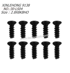 XINLEHONG 9138 Original Parts Countersunk Head Screw 2.8X8KBHO 10PCS 30-LS04