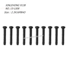 XINLEHONG 9138 Original Parts Round Headed Screw 2.3X16PBHO 10PCS 15-LS08