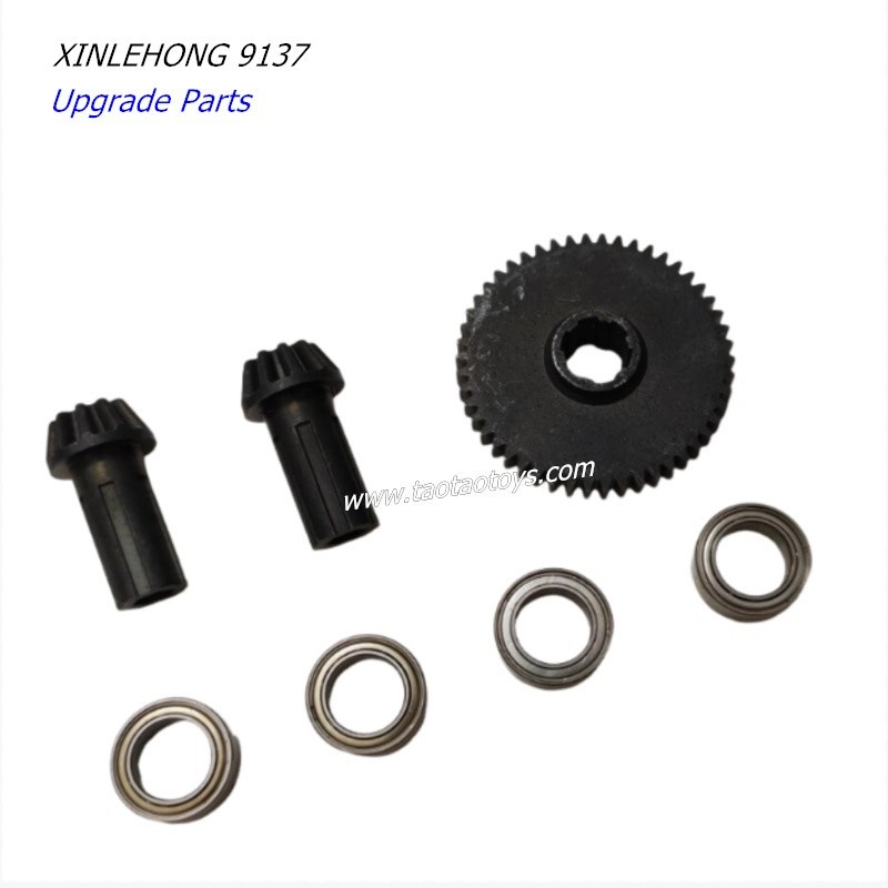 XINLEHONG 9137 Upgrade Parts Metal Spure Gear Black-2