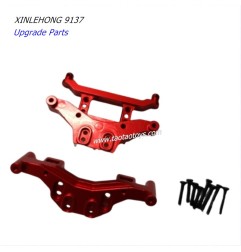 XINLEHONG TOYS 9137 Upgrade Parts Metal Shock Proof Plank+Front Shell Bracket red