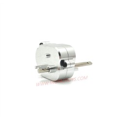 MN Model MN168 Four-wheel Drive Climbing Car Upgrade Parts Metal Middle Gear Box Assembly
