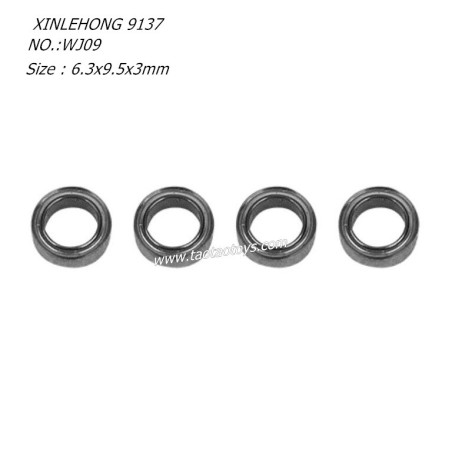 XINLEHONG 9137 parts Bearing 6.3x9.5x3mm 4pcs 15-WJ09