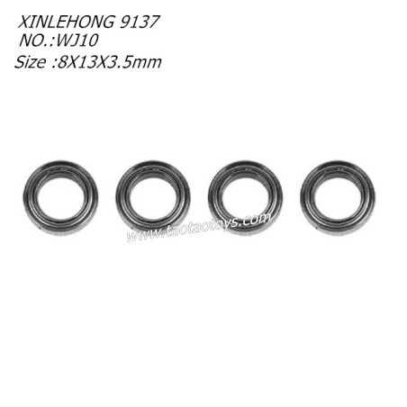 XINLEHONG 9137 Original Parts Bearing 8X13X3.5mm 4pcs 15-WJ10