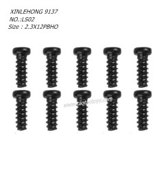 XINLEHONG 9137 Original Parts Round Headed Screw 2.3X12PBHO 10PCS 30-LS02