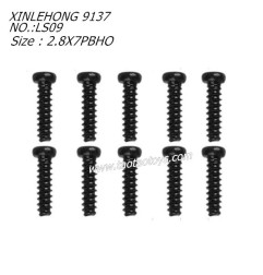 XINLEHONG 9137 Original Parts Round Headed Screw 2.8X7PBHO 10PCS 15-LS09