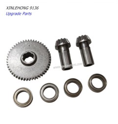 XINLEHONG 9136 Upgrade Parts Metal Spure Gear 1 set silver