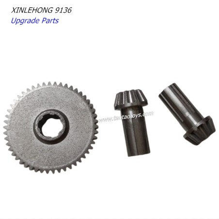 XINLEHONG 9136 Upgrade Parts Metal Spure Gear silver-2