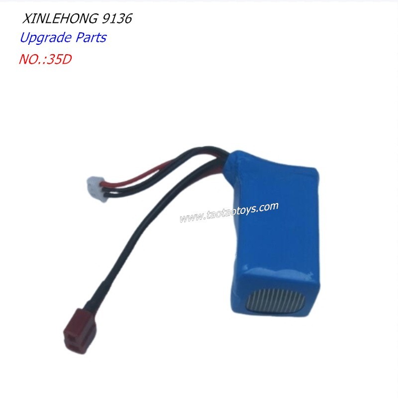 XINLEHONG 9136 Upgrade Parts Battery 1800mAh 35D