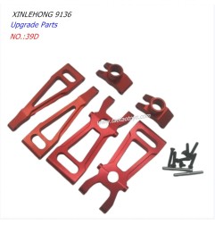 XINLEHONG 9136 Upgrade Parts Rear Swing Arm set 39D red-2