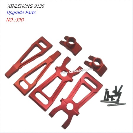 XINLEHONG 9136 Upgrade Parts Rear Swing Arm set 39D red-2