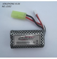 XINLEHONG 9136 Original Parts Battery 7.4V 500mAh 30-DJ02