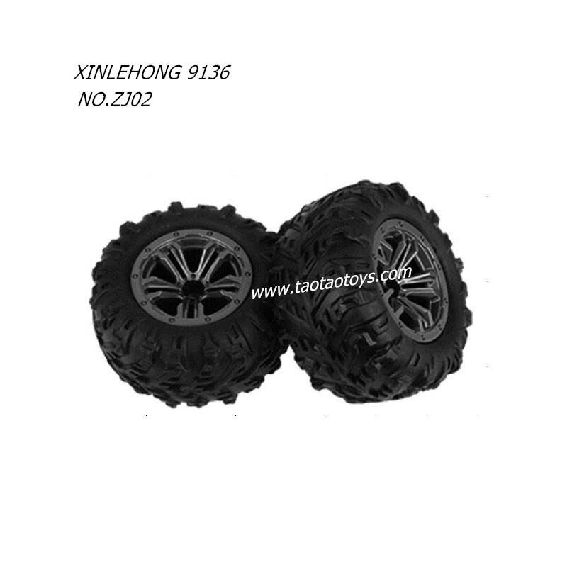 XINLEHONG 9136 RC CAR Original Parts Tire 30-ZJ02
