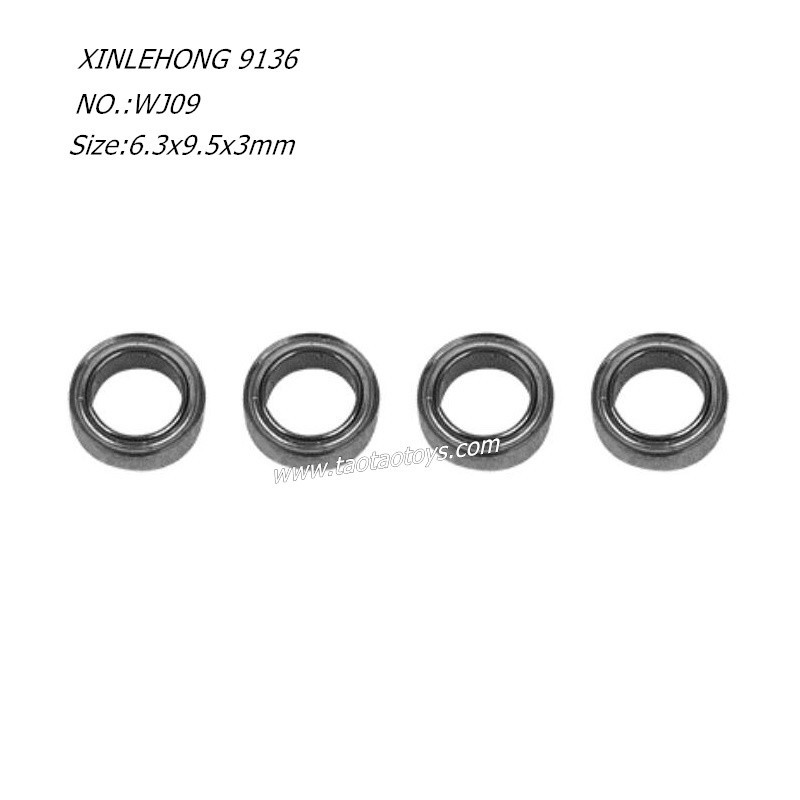 XINLEHONG TOYS 9136 Original Parts Bearing 6.3x9.5x3mm 4pcs 15-WJ09