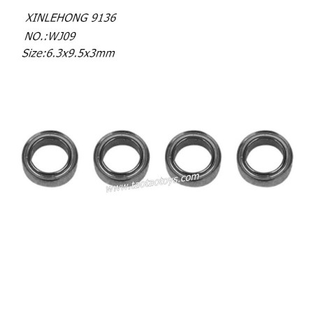 XINLEHONG TOYS 9136 Original Parts Bearing 6.3x9.5x3mm 4pcs 15-WJ09