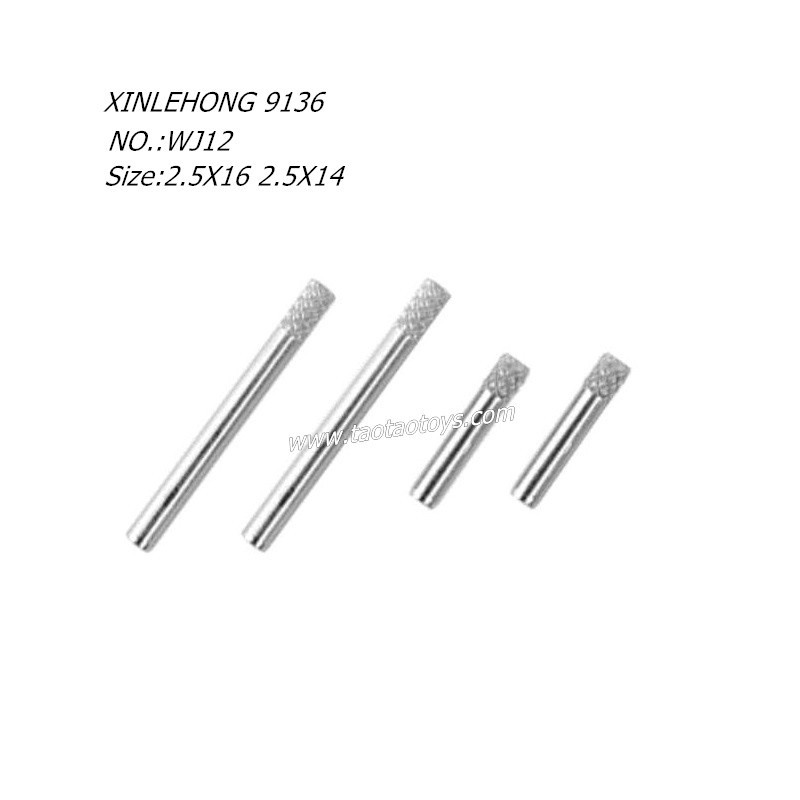XINLEHONG TOYS 9136 Original Parts Shaft 2.5X16 2.5X14 1Set 30-WJ12