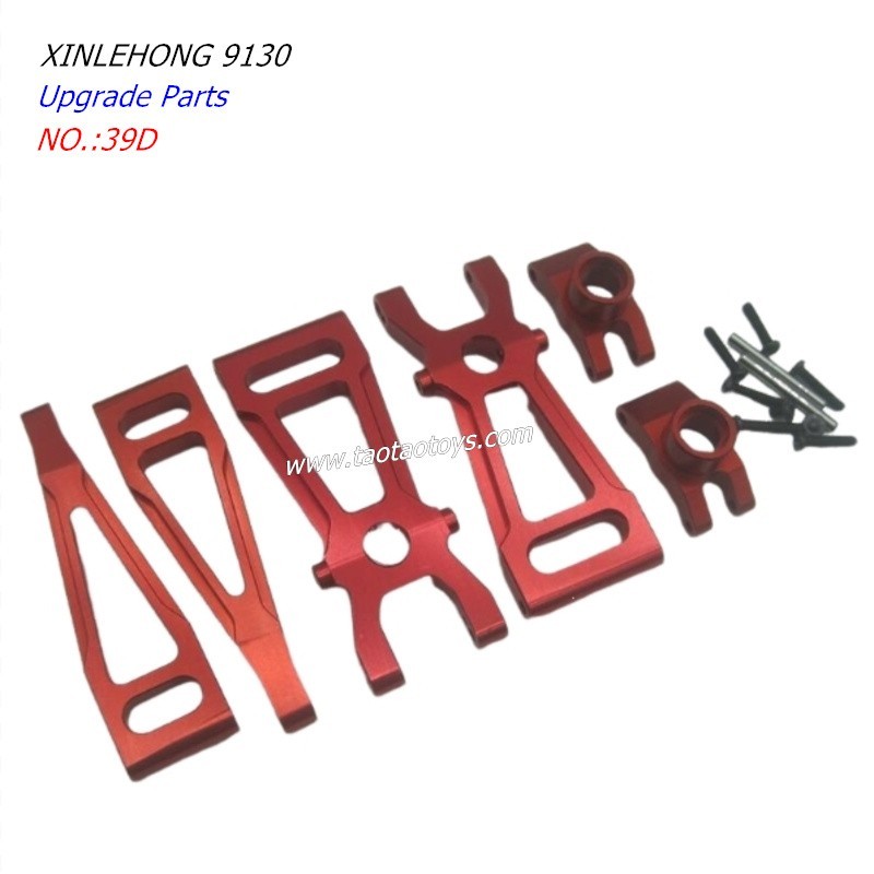 XINLEHONG TOYS 9130 Upgrade Parts Rear Swing Arm set 39D RED-1