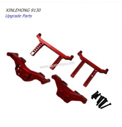 XINLEHONG 9130 Upgrade Parts Metal Front+Rear Car Shell Bracket Blue-2