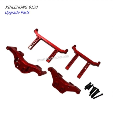 XINLEHONG 9130 Upgrade Parts Metal Front+Rear Car Shell Bracket Blue-2