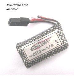 XINLEHONG TOYS 9130 Original Parts Battery 7.4V 500mAh 30-DJ02 Black Plug-2