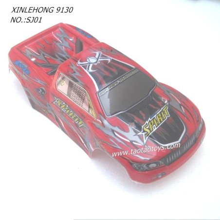 XINLEHONG TOYS 9130 Original Parts Car-Shell 30-SJ01-Red