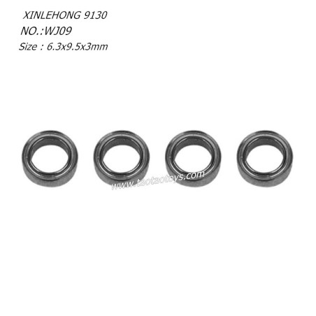 XINLEHONG 9130 Parts Bearing 6.3x9.5x3mm 4pcs 15-WJ09