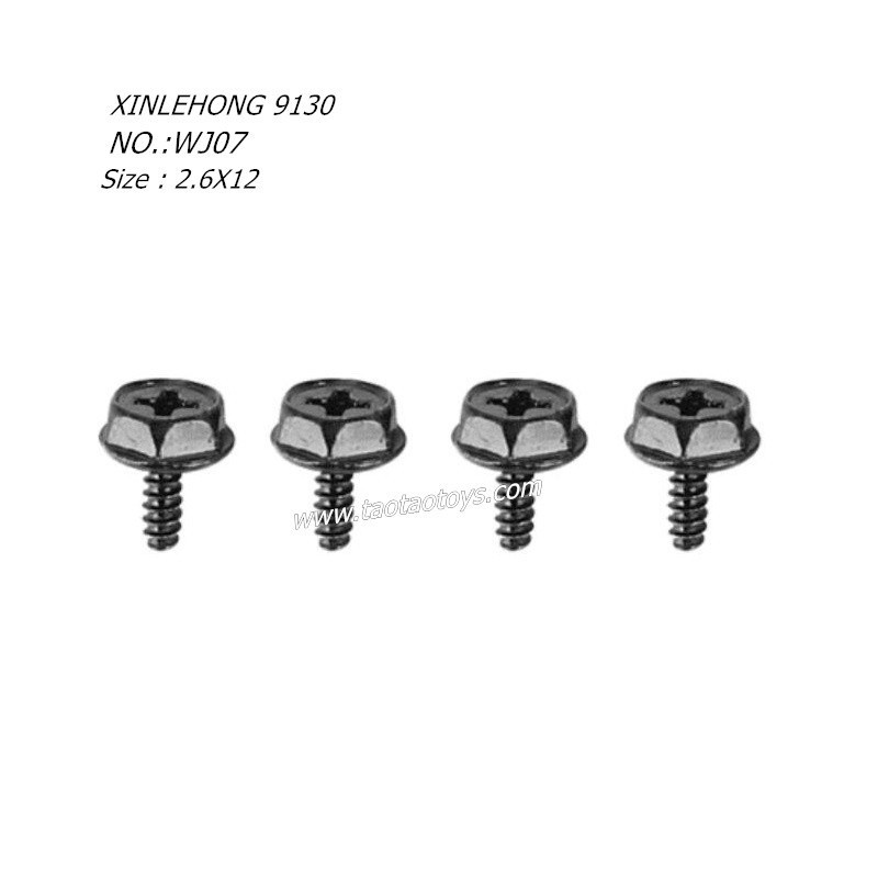 XINLEHONG 9130 Parts Locknut 2.6X12 30-WJ07