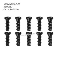 XINLEHONG 9130 Parts Round Headed Screw 2.3X12PBHO 10PCS 30-LS02