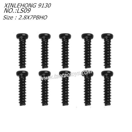 XINLEHONG 9130 Parts Round Headed Screw 2.8X7PBHO 10PCS 15-LS09