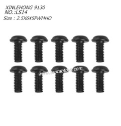 XINLEHONG 9130 Parts Round Headed Screw 2.5X6X5PWMHO 10PCS 15-LS14