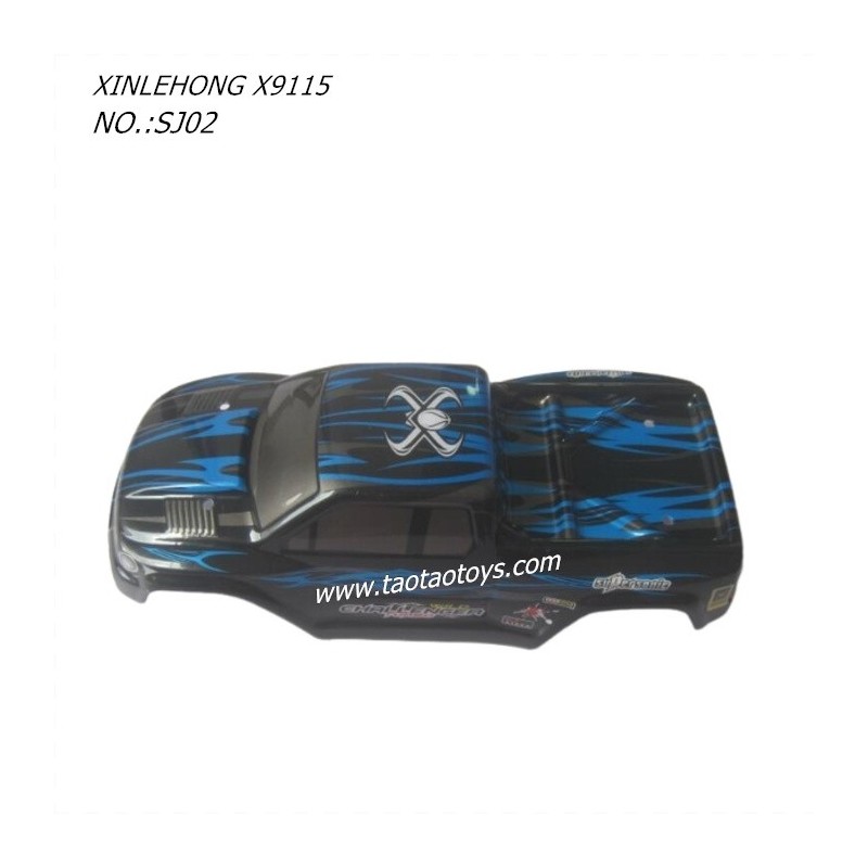 XINLEHONG TOYS X9115 Parts Car Shell X15-SJ02 blue