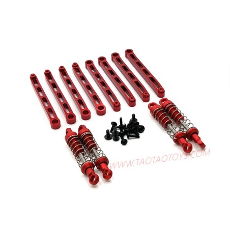 21-MN-Model-MN168-Upgrade-Metal-Shock-Chassis-Fixing-Rod-Red