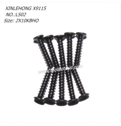 XINLEHONG X9115 RC CAR Parts Countersunk Head Screws 2X10KBHO 15-LS02