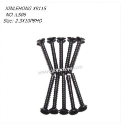 XINLEHONG X9115 RC CAR Parts Round Headed Screw 2.3X10PBHO 15-LS06