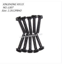 XINLEHONG X9115 RC CAR Parts Round Headed Screw 2.3X12PBHO 15-LS07