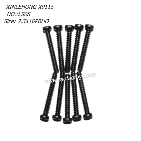 XINLEHONG X9115 Parts Round Headed Screw 2.3X16PBHO 15-LS08