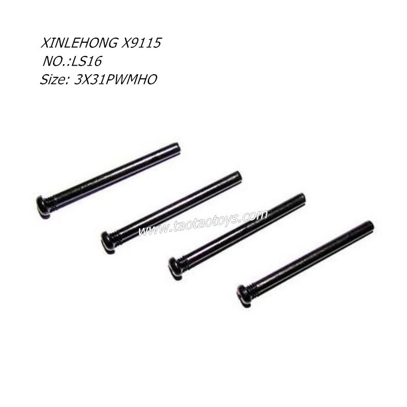 XINLEHONG X9115 Parts Round Headed Screw 3X31PMHO 15-LS16