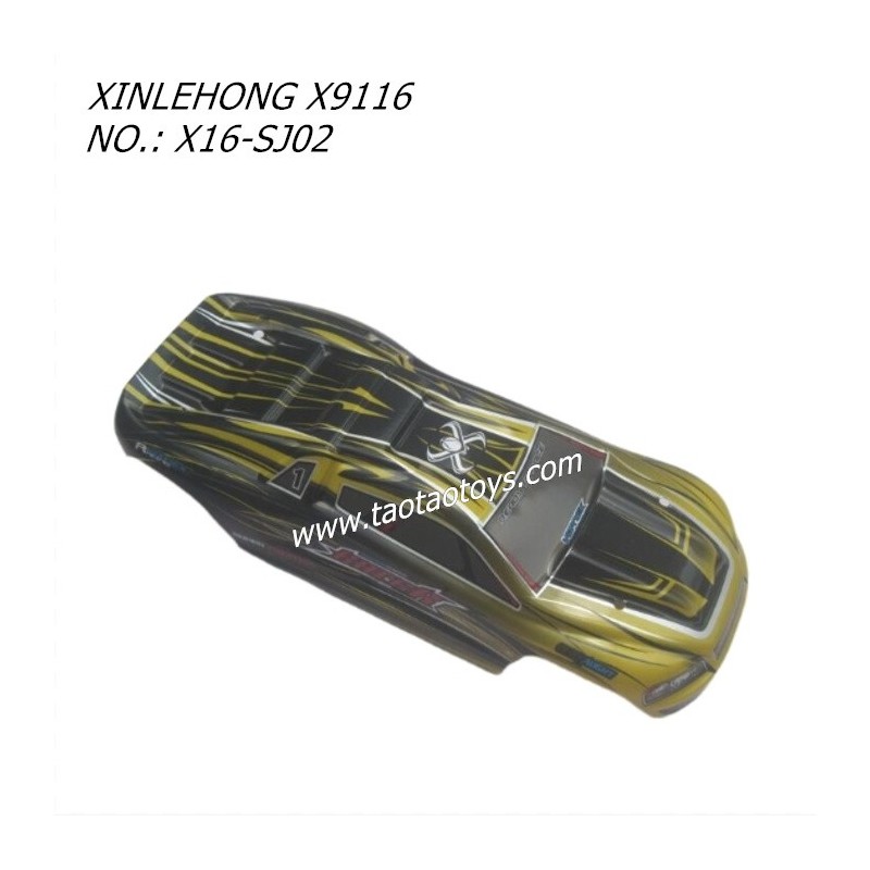 XINLEHONG TOYS X9116 Parts Car Shell X16-SJ01
